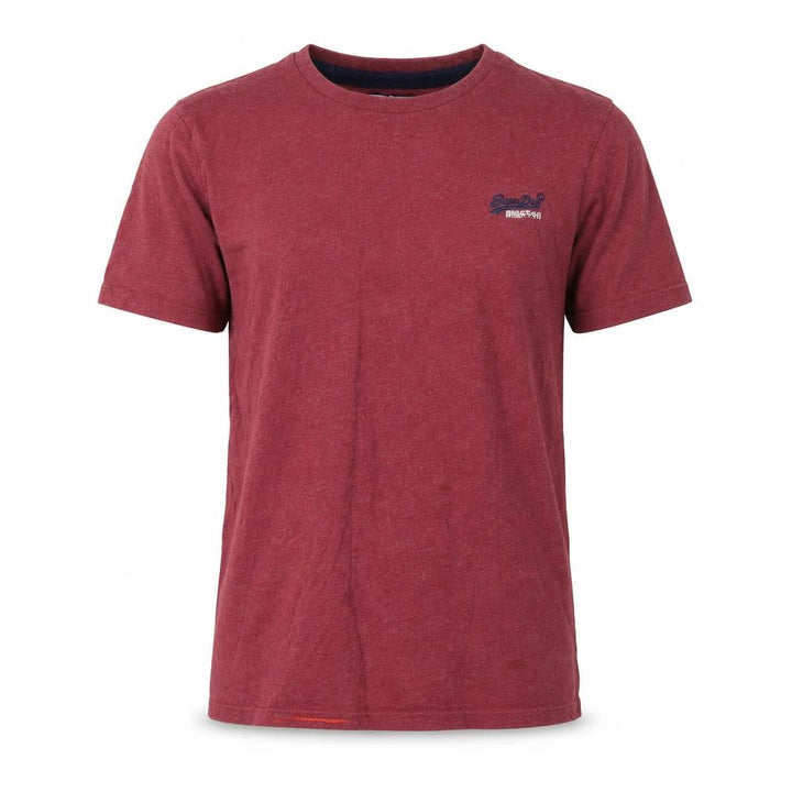 Superdry Men's Red Vintage T-Shirt, Size S, Cotton, Logo