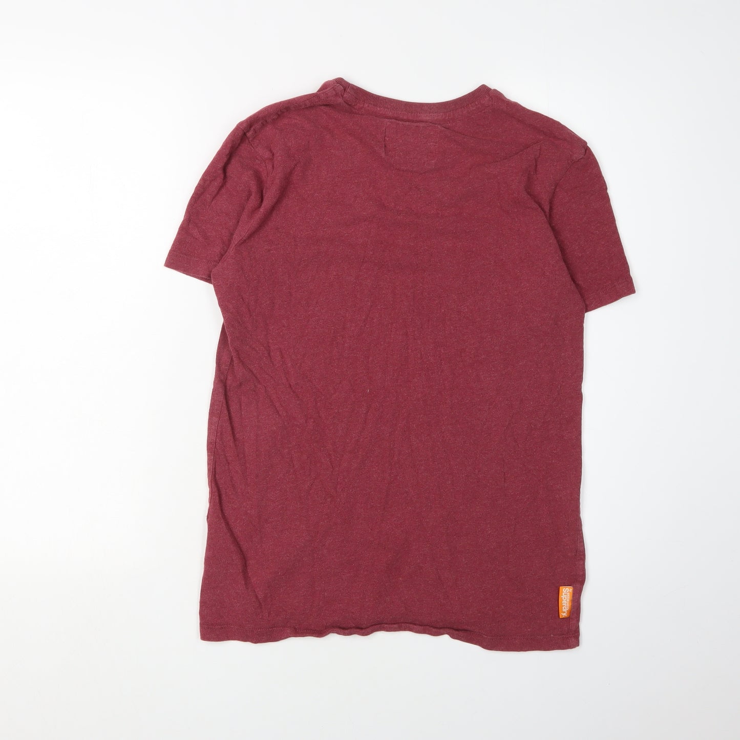 Superdry Men's Red Vintage T-Shirt, Size S, Cotton, Logo