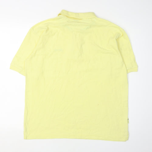 Slazenger Men's Yellow Medium Polo Short Sleeve