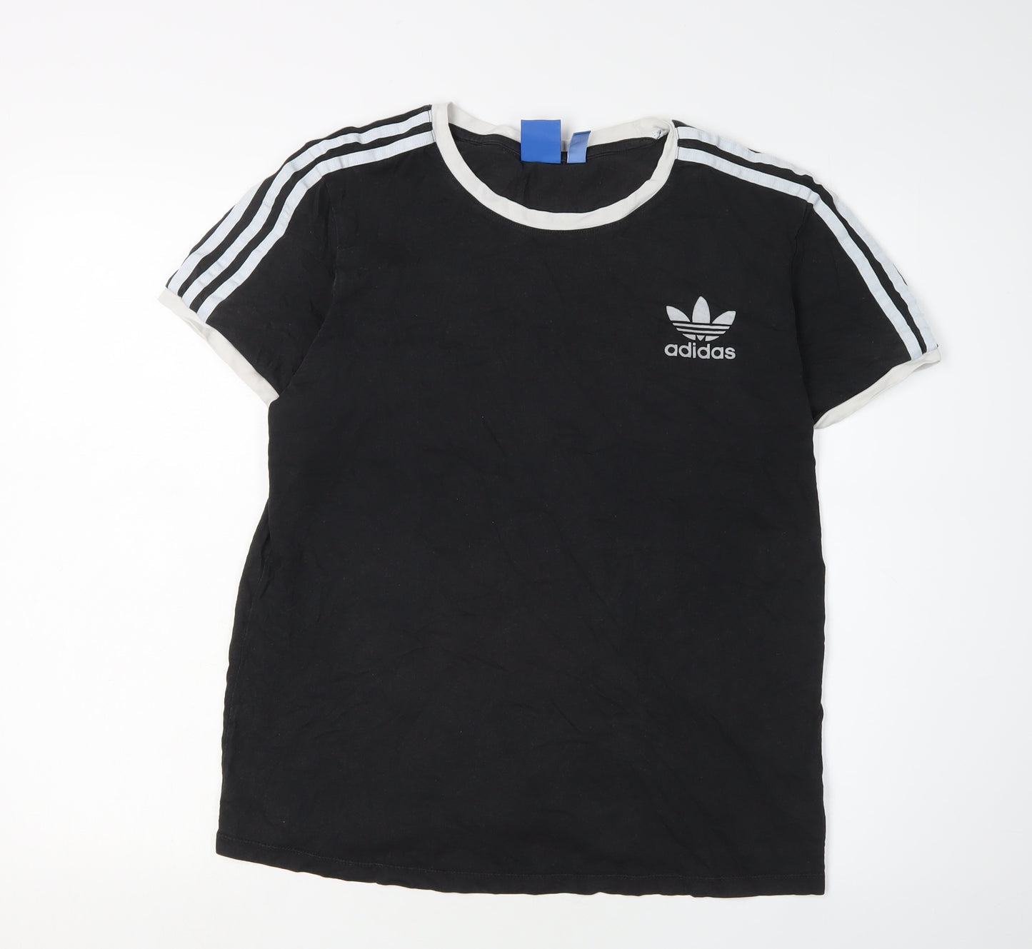 Adidas Women's Black Ringer T-Shirt Size 12