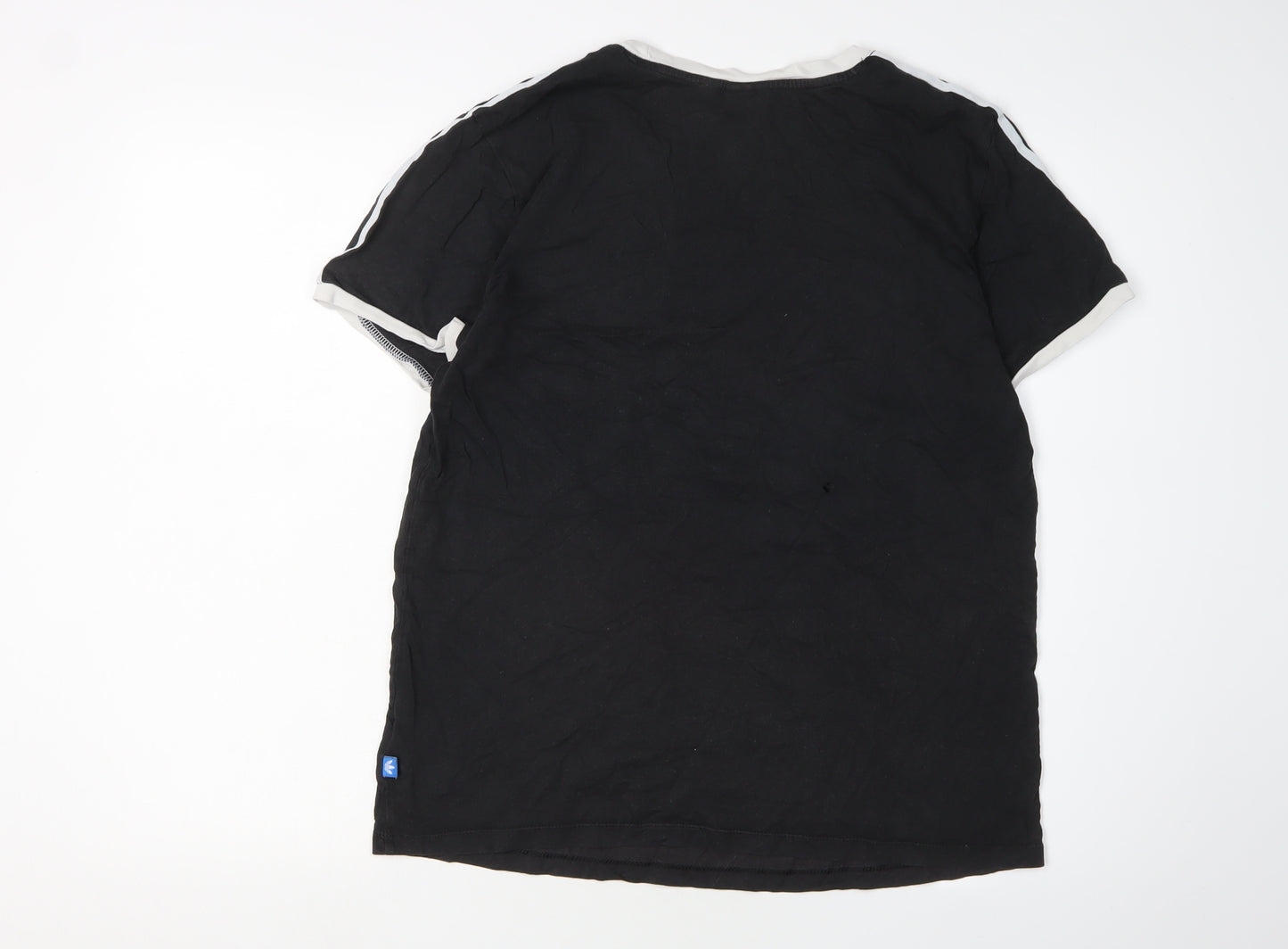 Adidas Women's Black Ringer T-Shirt Size 12