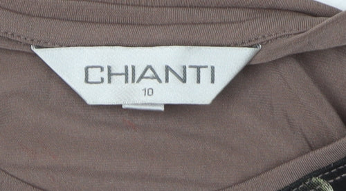 Chianti Women's Multicoloured Floral T-Shirt Size 10
