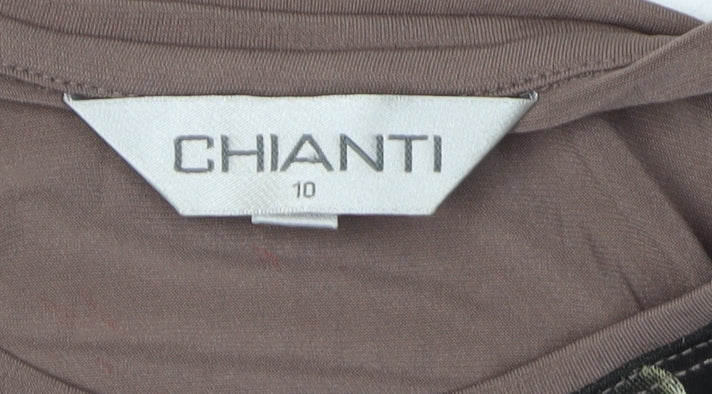 Chianti Women's Multicoloured Floral T-Shirt Size 10