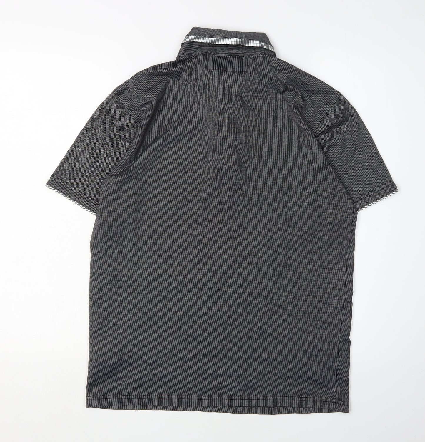 Kangol Men's Grey Polo Shirt - Small, Classic Casual Style