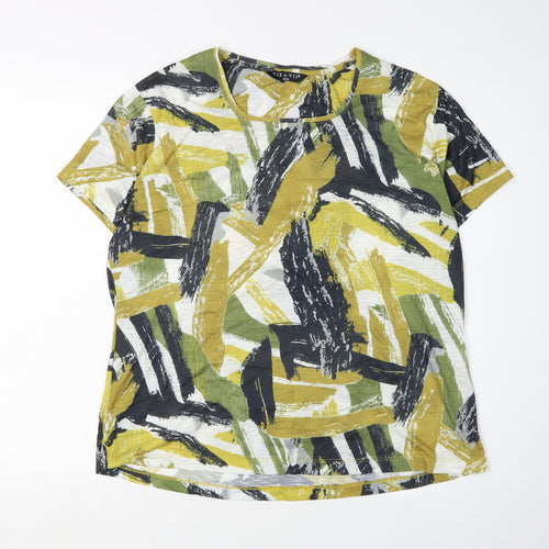 VIZ-A-VIZ Women's Multicoloured T-Shirt Size 18