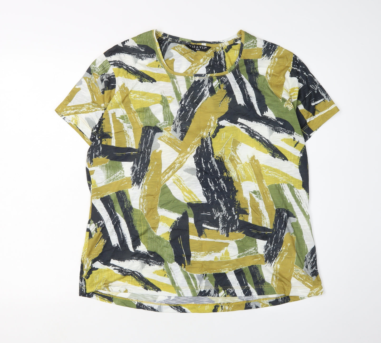 VIZ-A-VIZ Women's Multicoloured T-Shirt Size 18