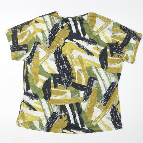 VIZ-A-VIZ Women's Multicoloured T-Shirt Size 18