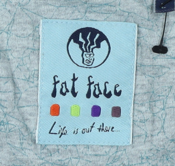 Fat Face Men's Brown Henley T-Shirt Size L