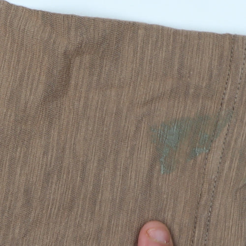 Fat Face Men's Brown Henley T-Shirt Size L