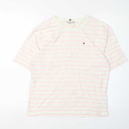 Tommy Hilfiger Unisex Multicoloured Striped T-Shirt M