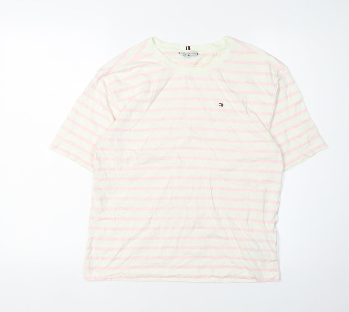 Tommy Hilfiger Unisex Multicoloured Striped T-Shirt M