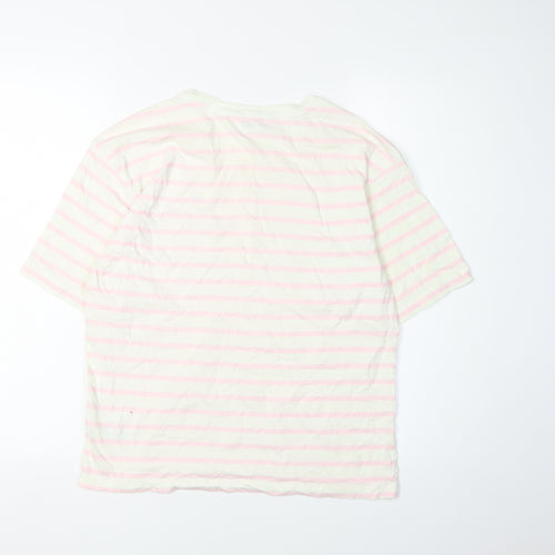 Tommy Hilfiger Unisex Multicoloured Striped T-Shirt M
