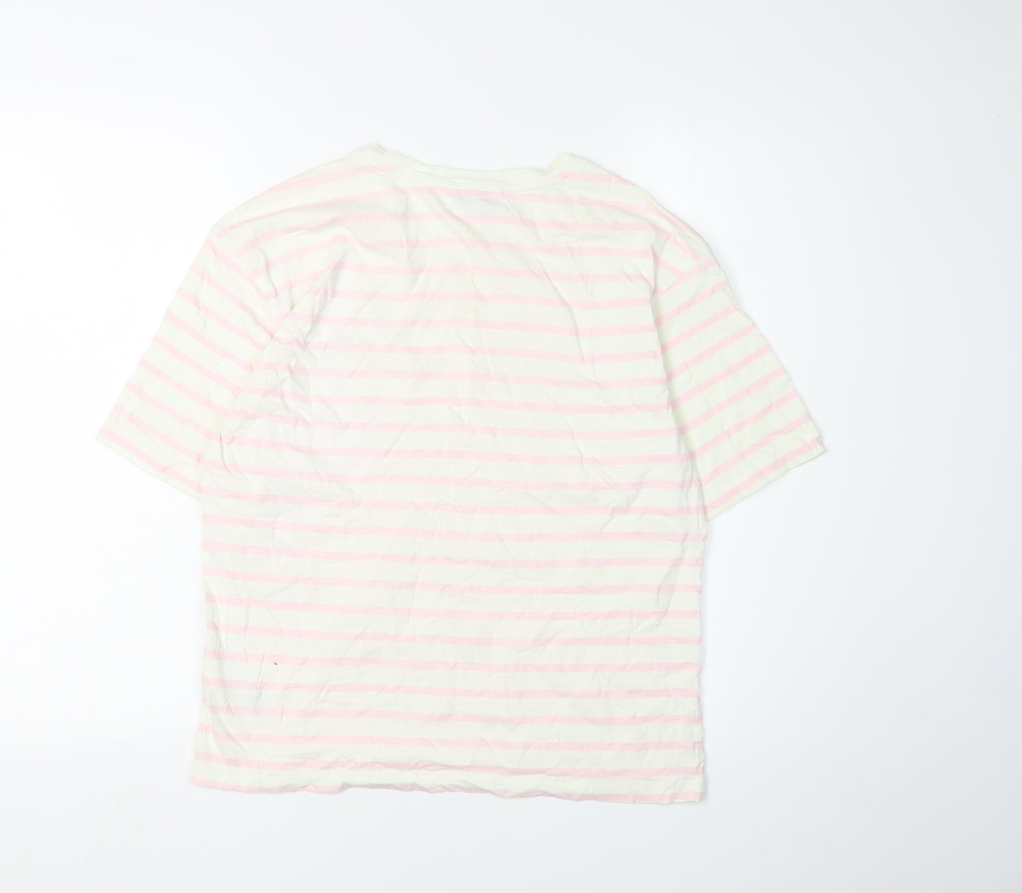 Tommy Hilfiger Unisex Multicoloured Striped T-Shirt M