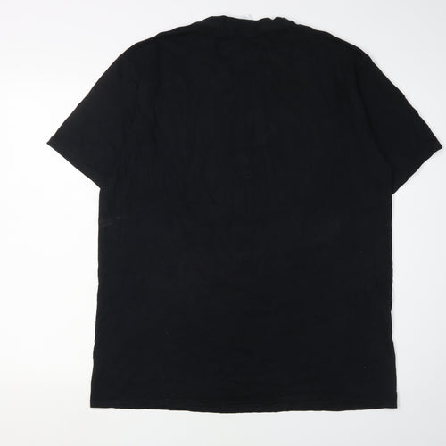 Star Wars Men's Black L T-Shirt, Cotton Graphic Print