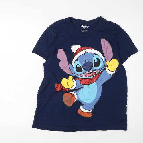 Disney Blue T-Shirt Unisex Adults Size S Crew Neck