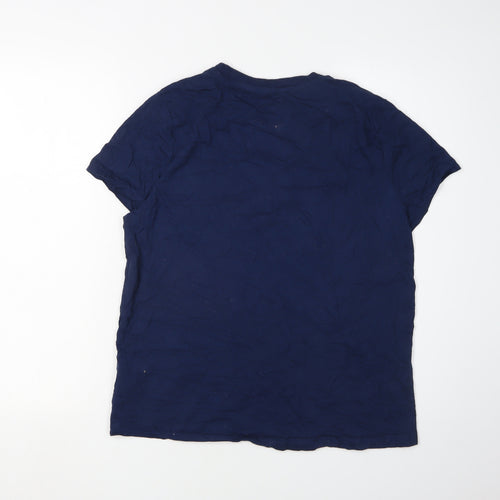 Disney Blue T-Shirt Unisex Adults Size S Crew Neck