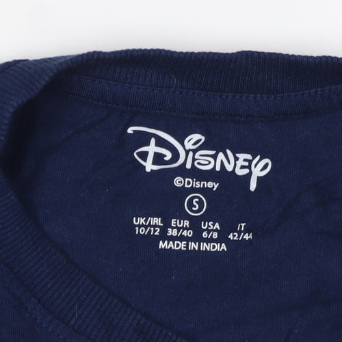 Disney Blue T-Shirt Unisex Adults Size S Crew Neck