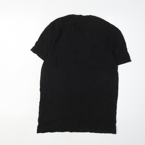 Coca-Cola Men's Black Graphic Print T-Shirt, Size S