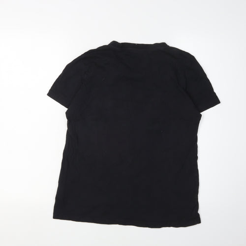 Adidas Unisex Adults Black Basic T-Shirt L