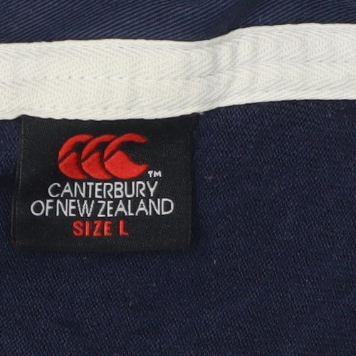 Canterbury Men's Grey Rugby Polo Shirt L