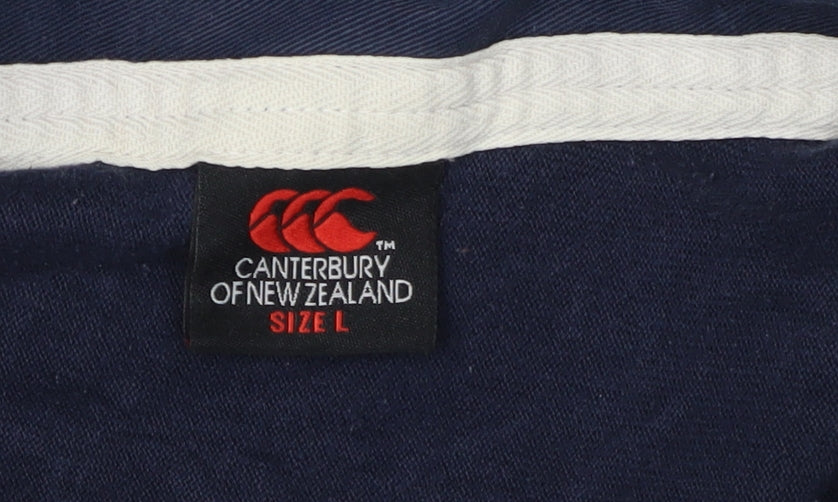 Canterbury Men's Grey Rugby Polo Shirt L
