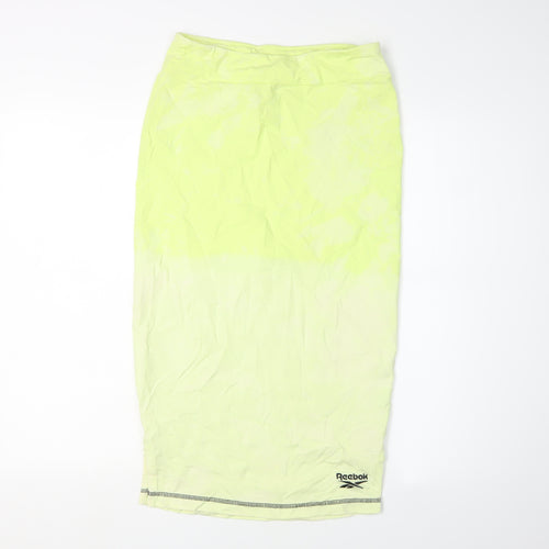 Reebok Women's Yellow Midi Skirt, Small - Casual Style