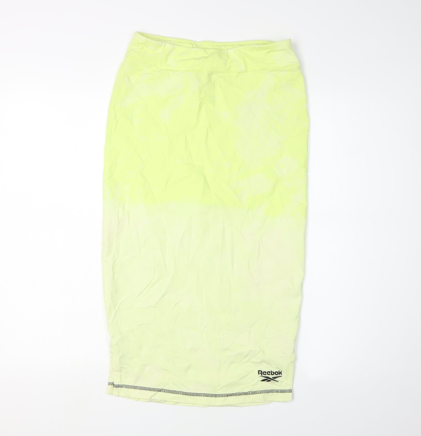 Reebok Women's Yellow Midi Skirt, Small - Casual Style