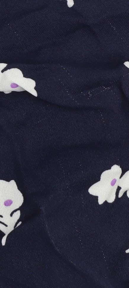 Whistles Women's Blue Floral Jumpsuit, Size L