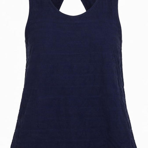 Jack Wills Women's Blue Cotton Sleeveless Tank UK 8
