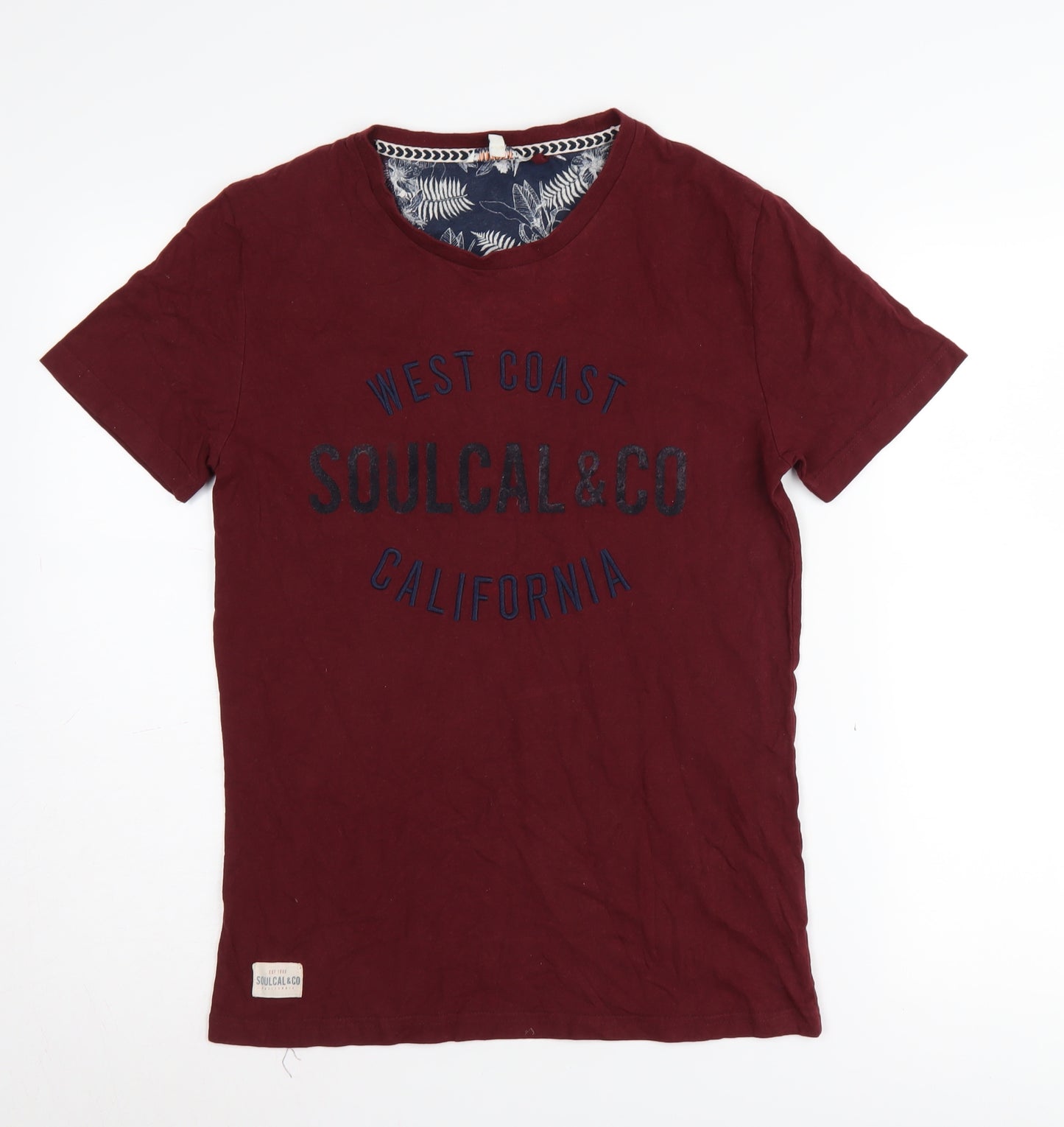 SoulCal & Co Men’s Small Red Graphic T-Shirt