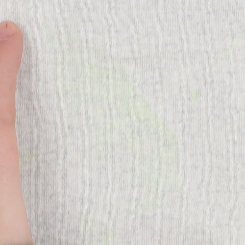 Qatar Airways Men Beige V-Neck Sports T-Shirt Size S