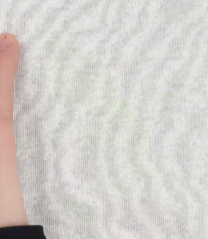 Qatar Airways Men Beige V-Neck Sports T-Shirt Size S