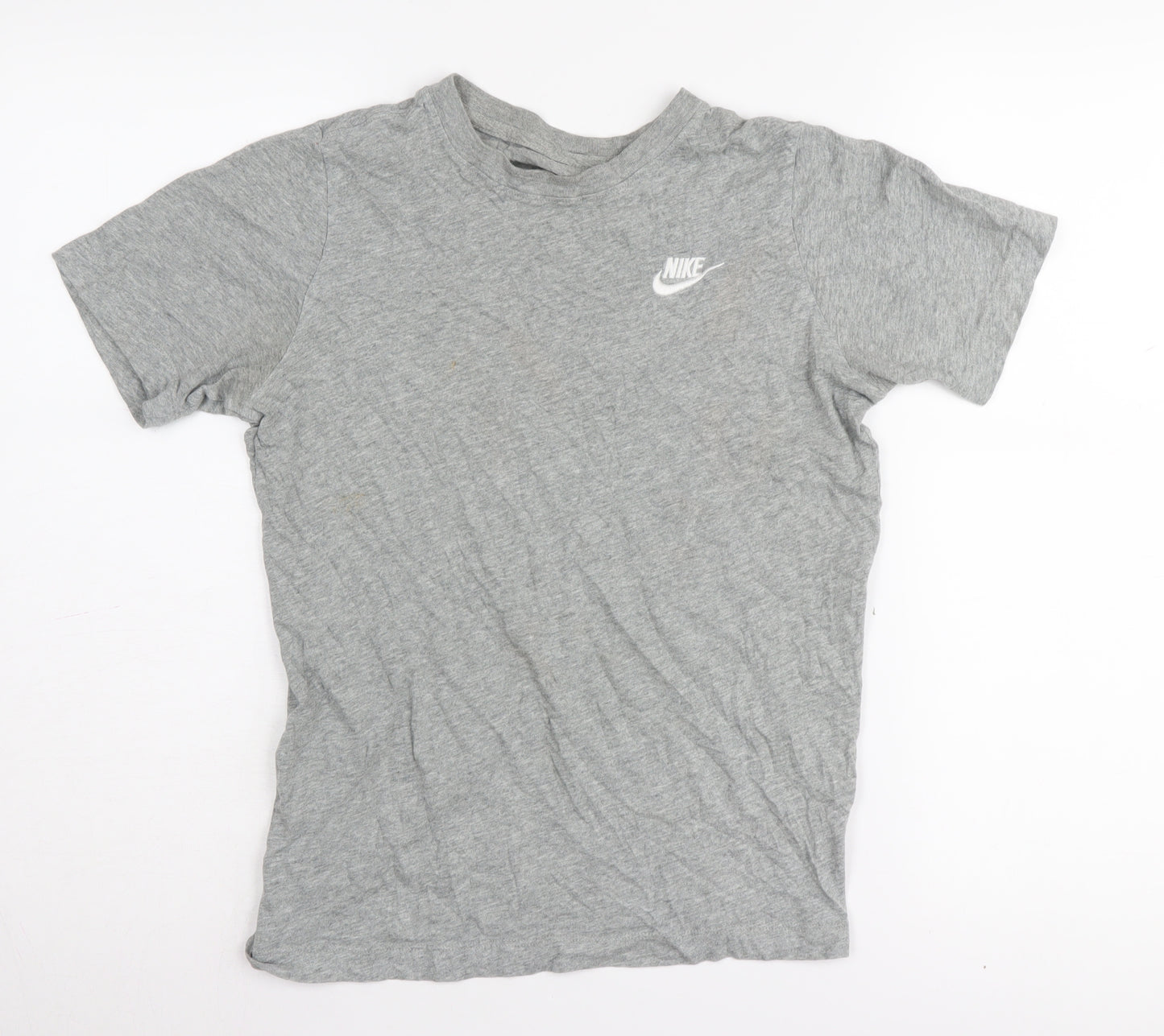 Nike Boys Grey Cotton T-Shirt Size 11-12 Years