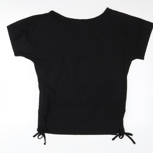 Pineapple Women's Black Heart T-Shirt Size 14