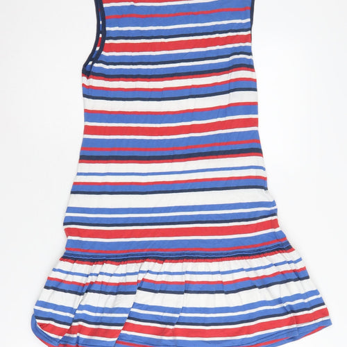 Superdry Women's Striped Cotton Dress, M, Multicoloured