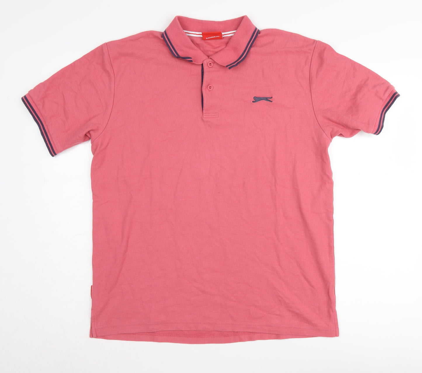 Slazenger Men's Pink Polo Shirt XL