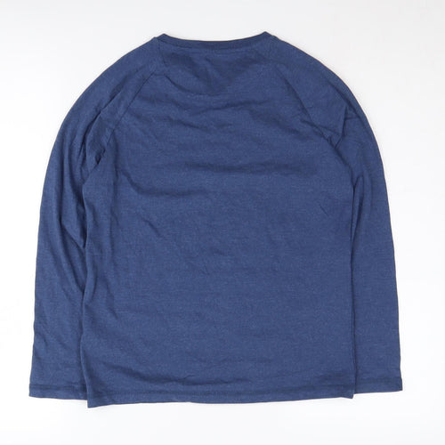 Marks and Spencer Boys Blue Long Sleeve T-Shirt 11-12 Years