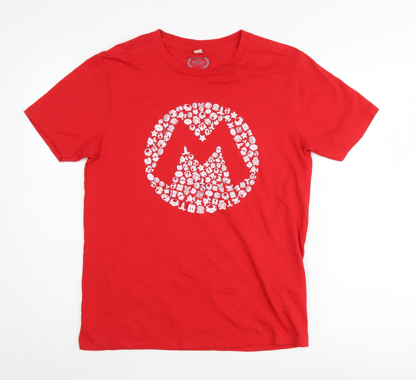 Earth Positive Nintendo Mario Red T-Shirt Unisex S