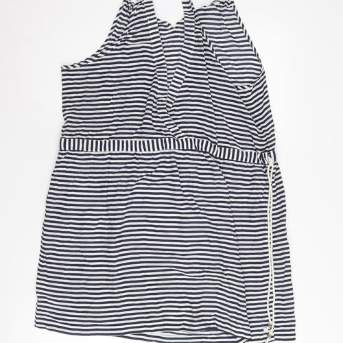Next Women's Striped Sleeveless Halter Dress Size 10