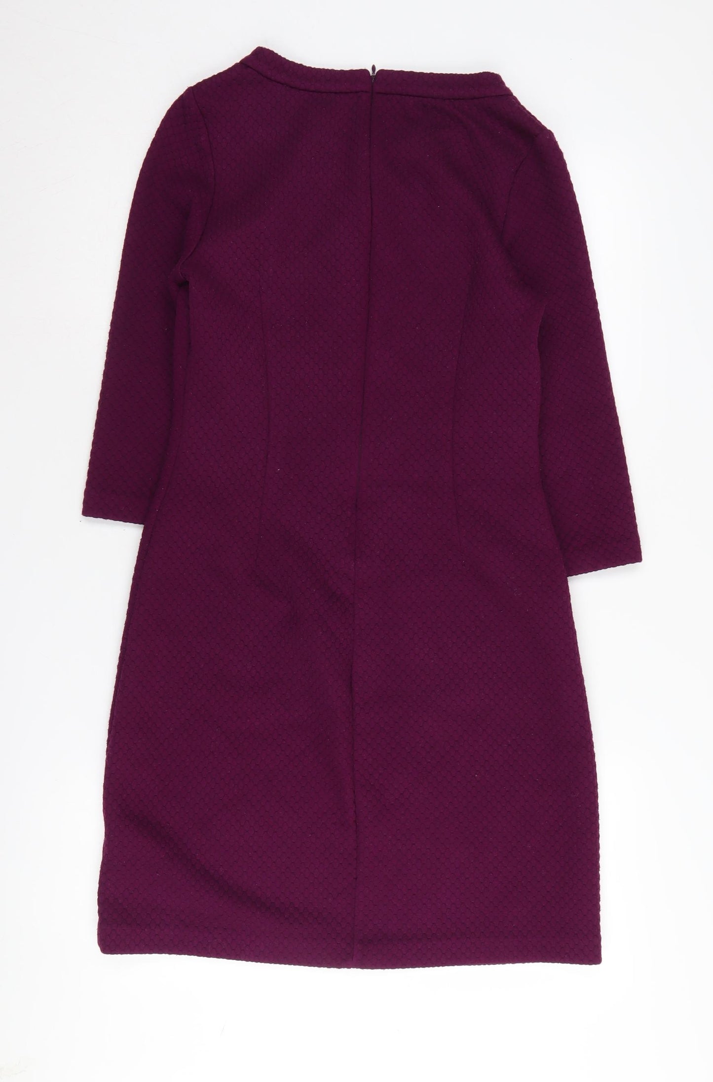Boden Women's Purple Shift Dress, S, Knee Length
