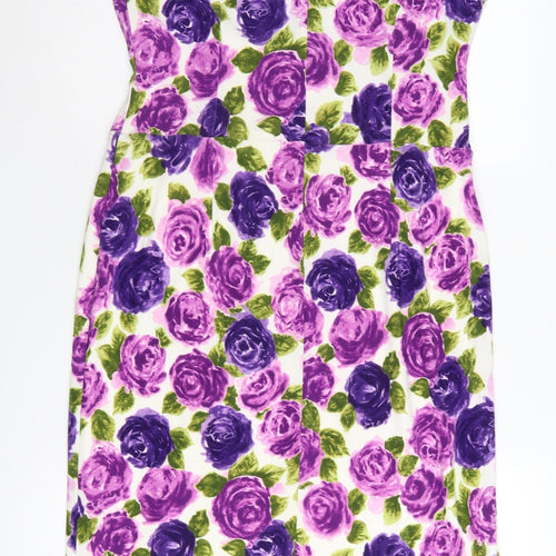 Phase Eight Women's Floral Bodycon Dress Size 16