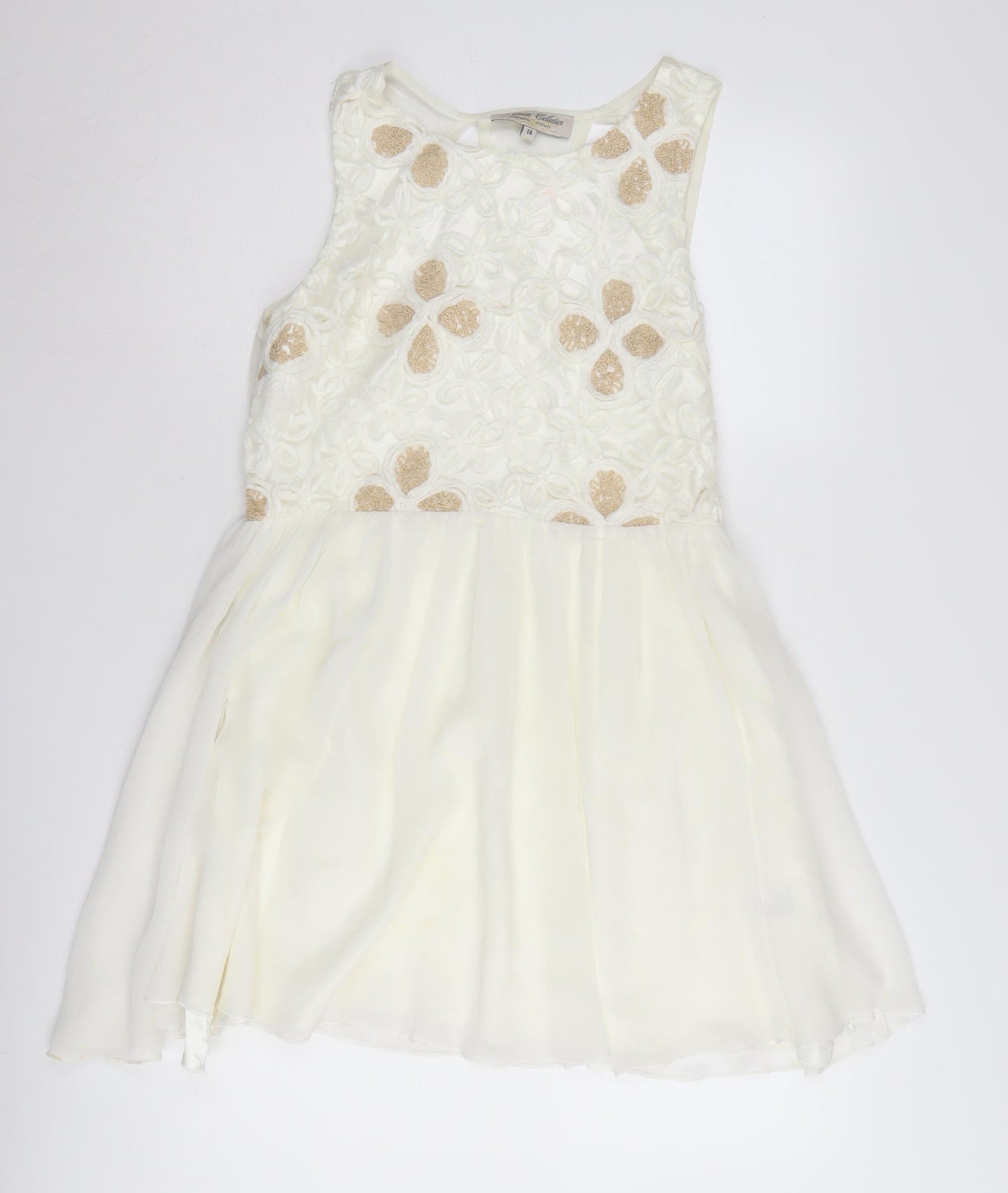 Parisian Collection Women's Ivory A-Line Party Dress