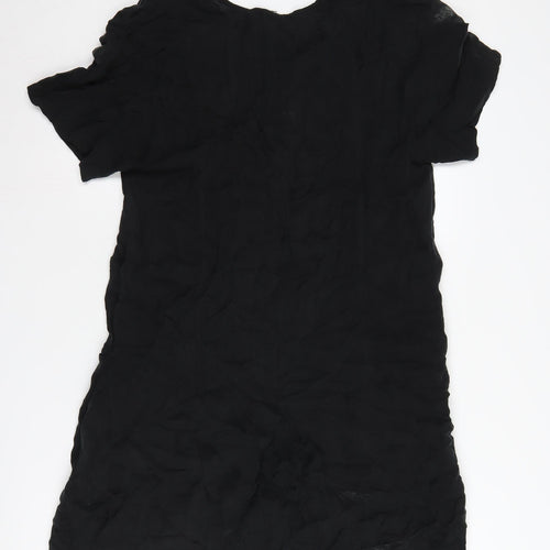 COS Black Women's V-Neck Short Sleeve Dress