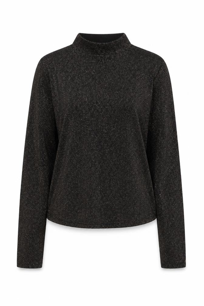 Miss Selfridge Women’s Black Mock Neck Blouse Size 12