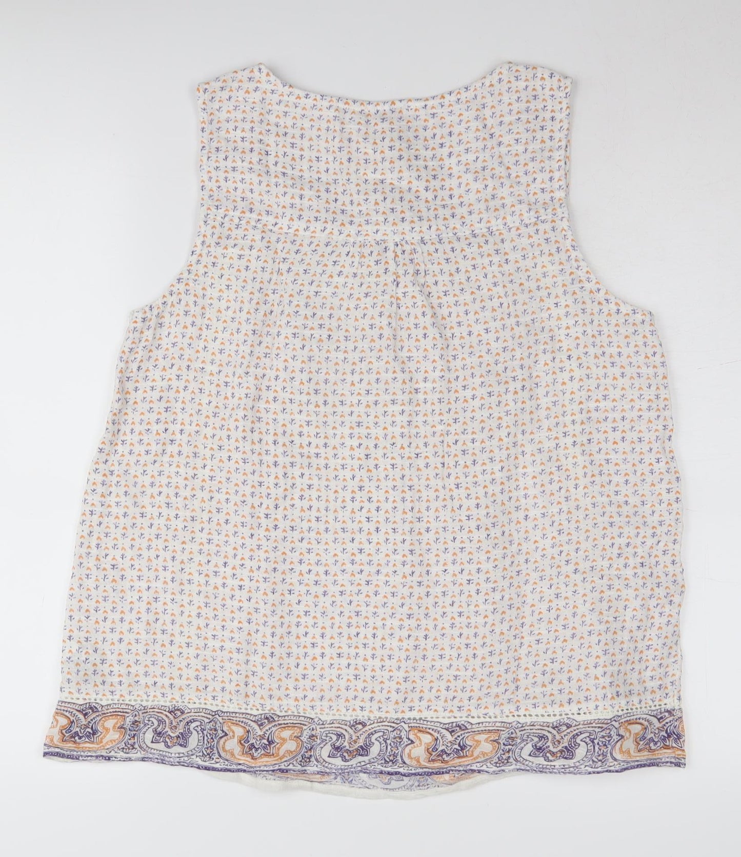 Fat Face Women's Floral Multicoloured Tunic Blouse Size 14