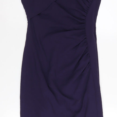 L.K. Bennett Women's Purple Sheath Dress Size 10