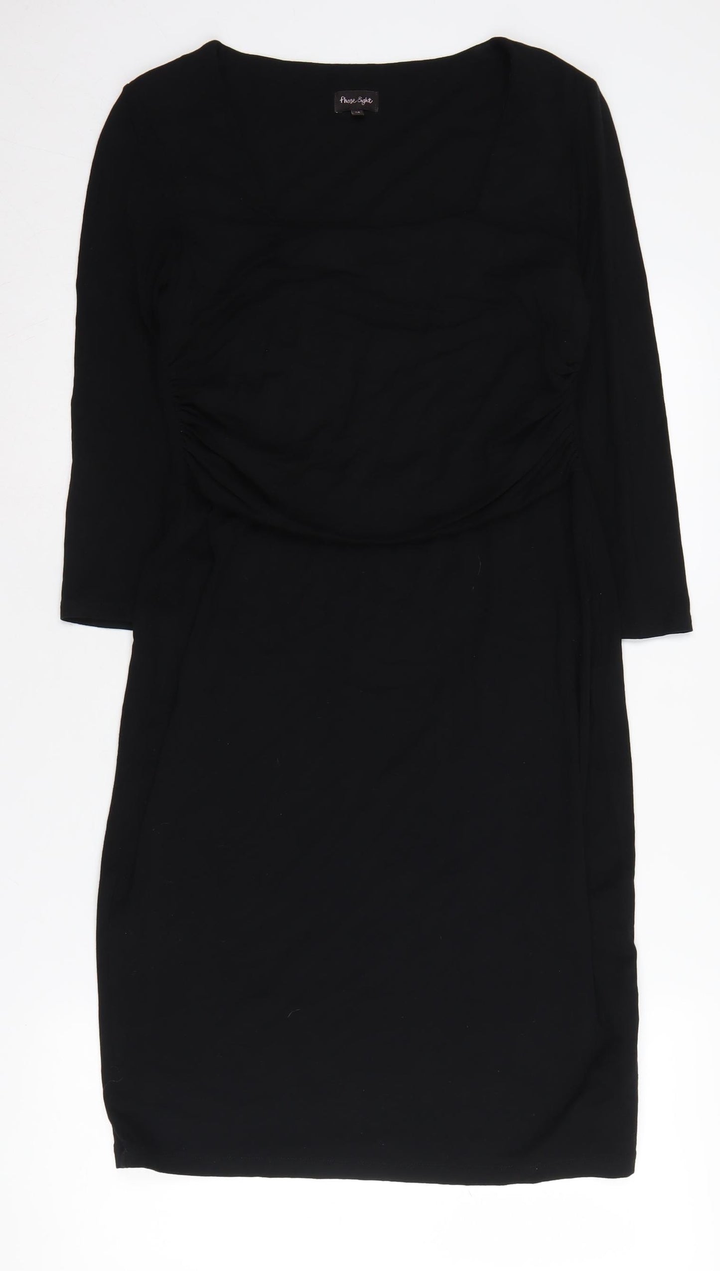 Phase Eight Women's Black Size 14 Sheath Dress
