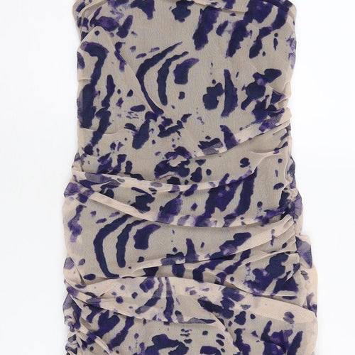 Quiz Women's Purple Bodycon Dress Size 8