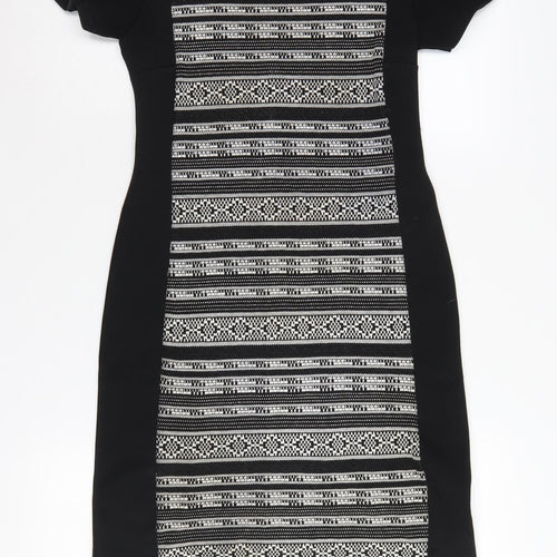 Louche Women's Black Bodycon Dress, Size 8, Casual