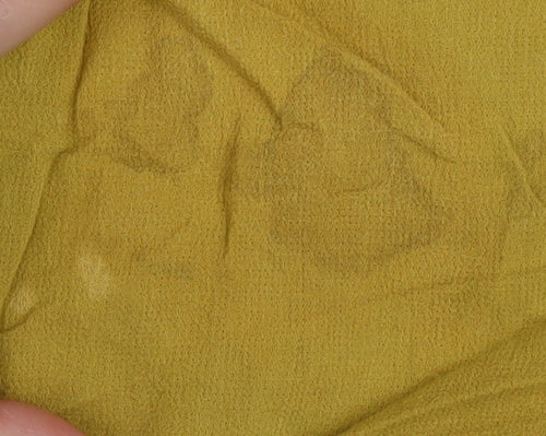 Thought Women's Yellow Cotton Blouse Size 10